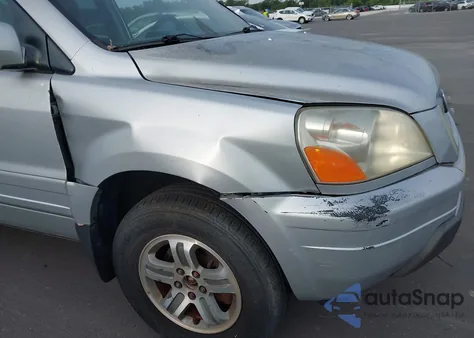2003 Honda Pilot Ex-L из США, поврежденный, VIN 2HKYF18563H617451